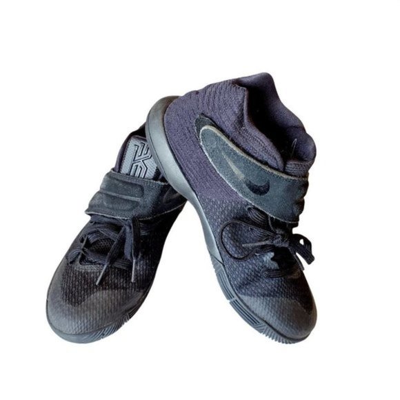 𝅺nike KYRIE 2 “TOUCH FACTOR” BASKETBALL BLACK SNEAKERS. SIZE 4.5 - Picture 2 of 12